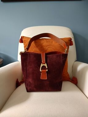 Dooney And Bourke Suede Bucket Tote